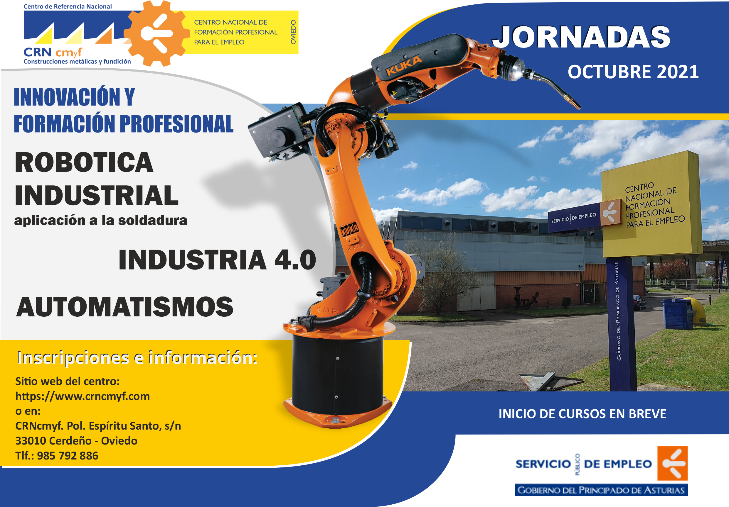 Próximo inicio de nuevas actividades formativas